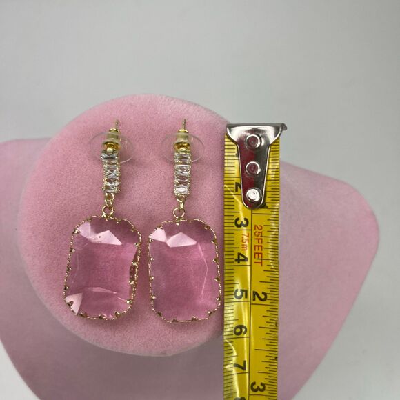Earrings Rhinestone Shiny Dangle Jewelry #572 - Picture 4 of 6